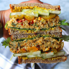 Smashed Chickpea Salad Sandwich