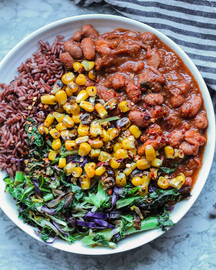 Chipotle Stewed Pinto Beans. Perfect winter meal as the beans are stewed with smoky chipotle spices.