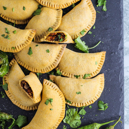 Baked Sweet Potato Empanadas with Minced Tempeh - Plant Based RD