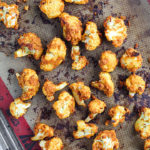Gochujang Cauliflower Bites. Baked, crispy and the perfect amount of spicy.