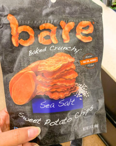 roasted dry sweet potato by Bare Snackschips