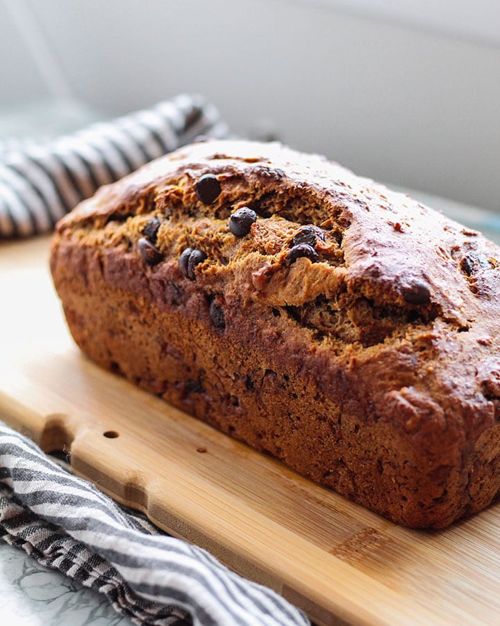 Chocolate Chip Walnut Banana Bread