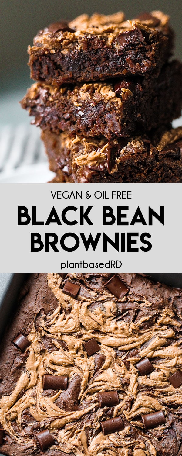 These black bean brownies are surprisingly delicious and fudgy while also being healthy! Gluten free, easy to make, and only needs 10 ingredients!