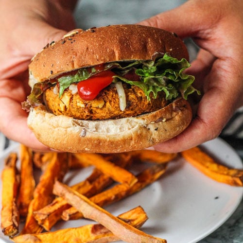 Garlic Chili Chickpea Patties - Plant Based RD