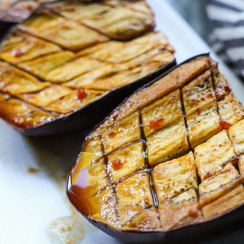 Spicy Miso Eggplant - Plant Based RD