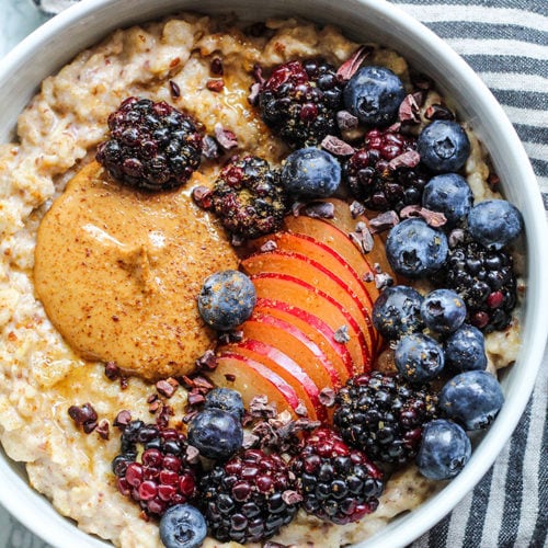 Snickerdoodle Oatmeal - Plant Based RD