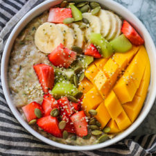 Coconut Cream Zucchini Oats