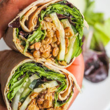 Garlic Chili Lentil Wraps