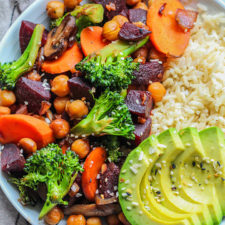 Maple Ginger Beet Stir Fry