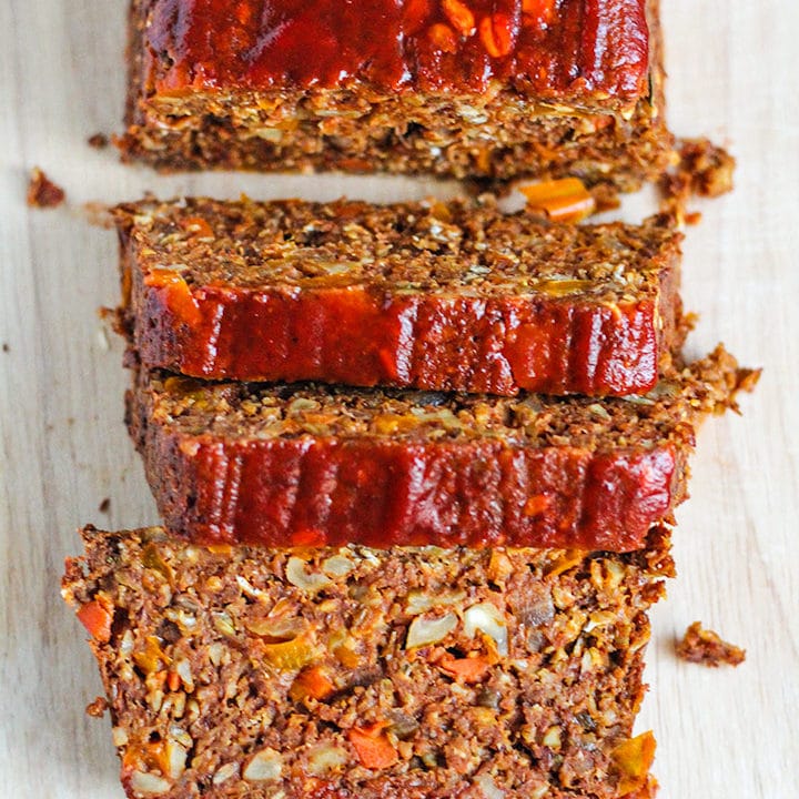 Easy Vegan Lentil Loaf - Plant Based RD