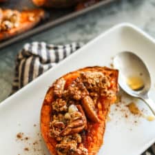 Sweet Potato Casserole Boats