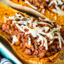 Vegan Stuffed Butternut Squash