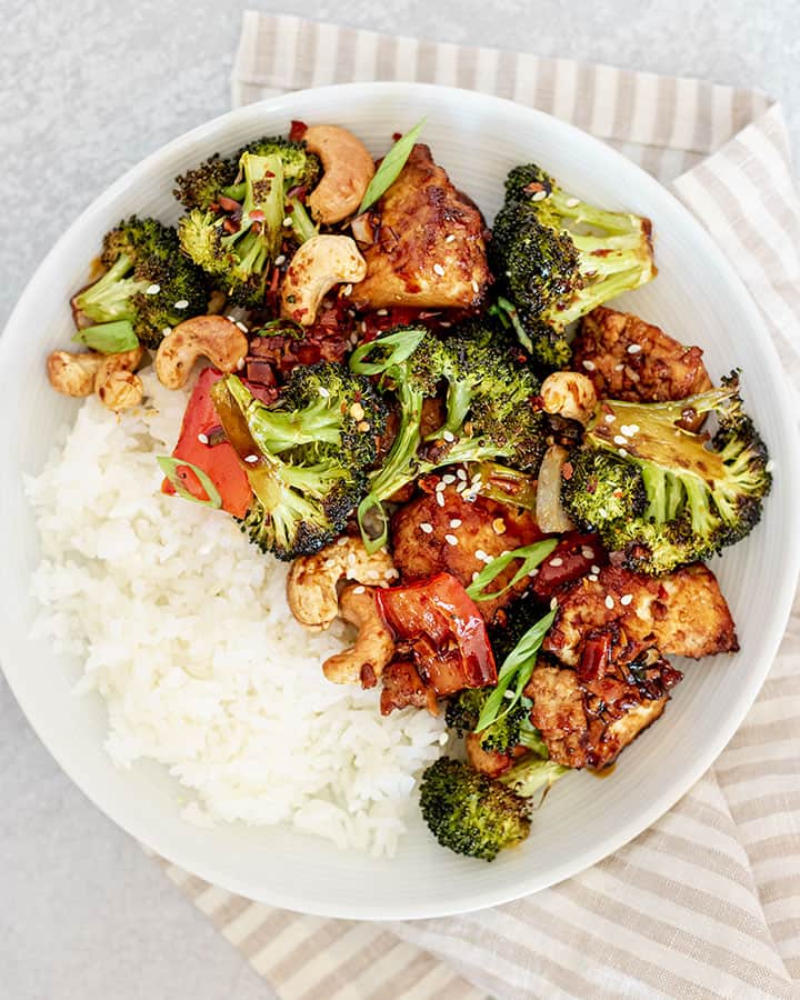 Sheet Pan Cashew Tofu