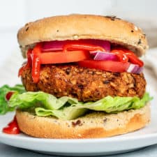 Chipotle Lime Black Bean Burger
