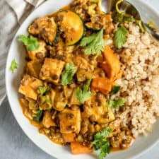 Garlic Ginger Tofu Stew