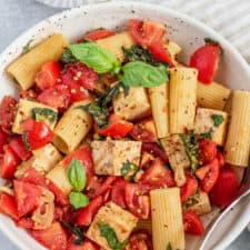 Cherry Tomato and Basil Pasta