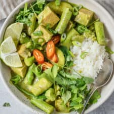 Coconut Green Curry Tofu