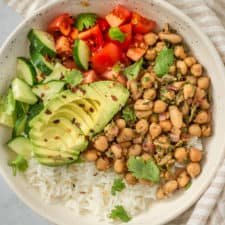 Cilantro Lime Chickpeas
