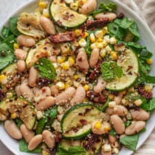 White Bean and Zucchini Salad