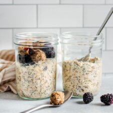 Vegan Meal Planning for Beginners - Overnight Oatmeal Cookie Jar