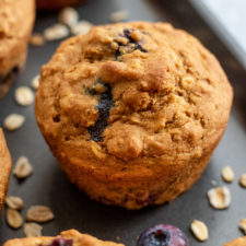 Vegan Lemon Blueberry Muffins