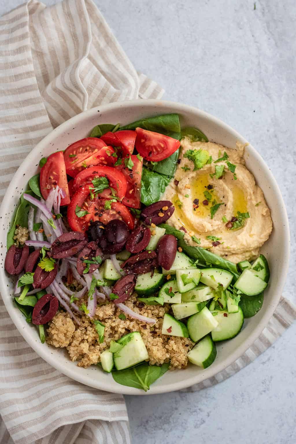 Hummus Nourish Bowl - Plant Based RD