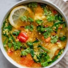 Sweet Potato Red Lentil Soup