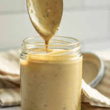 Easy Balsamic Tahini Dressing