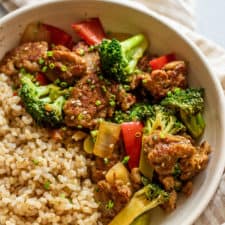 Easy Homemade Seitan Stir-Fry