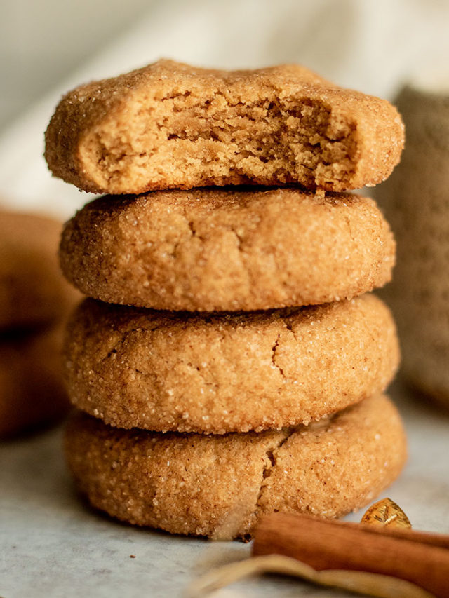 Chewy & Soft Snickerdoodle Cookies