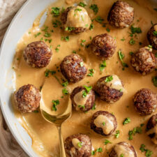Vegan Swedish Meatballs