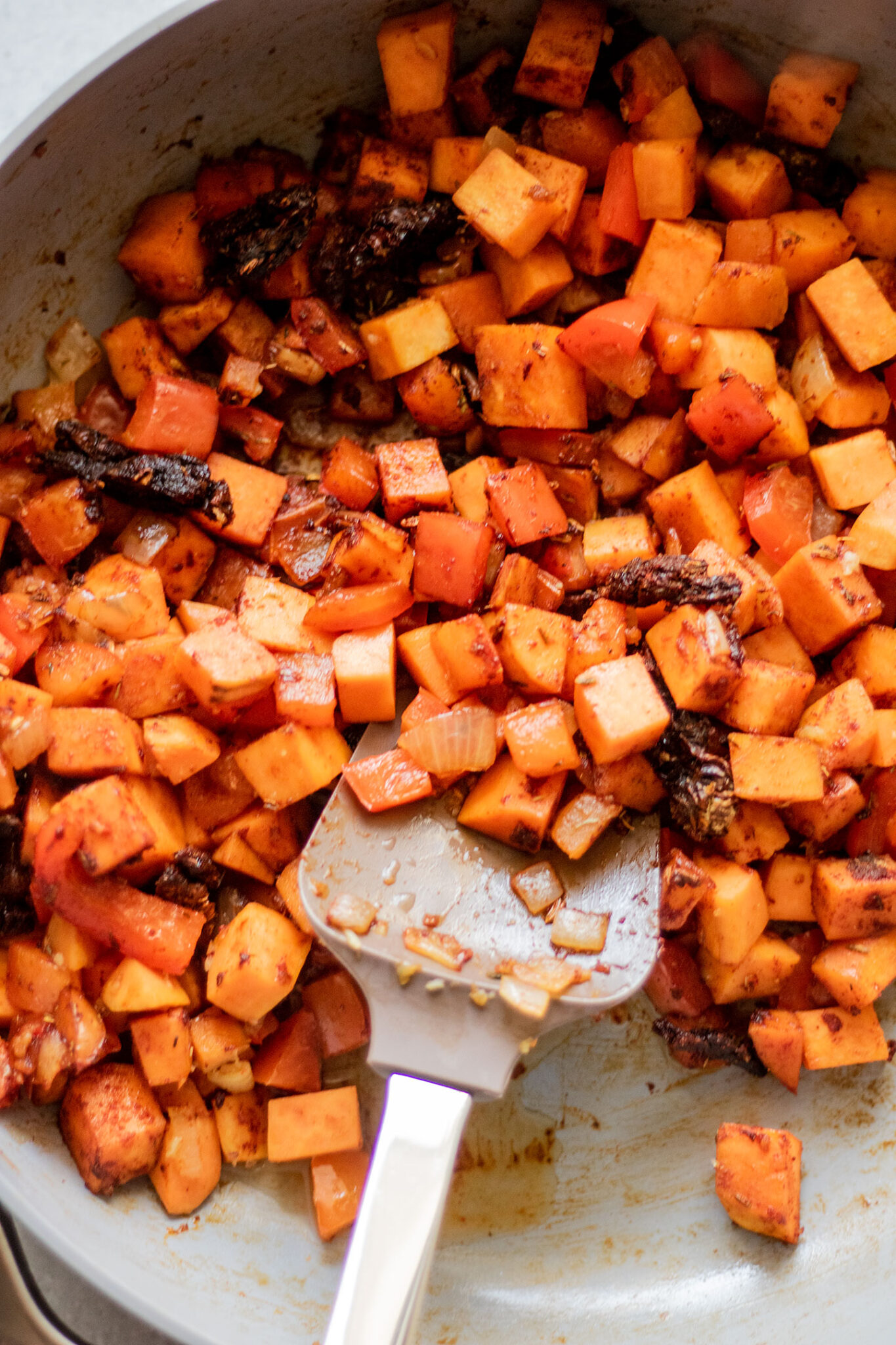 Black Bean and Sweet Potato Breakfast Hash - Plant Based RD