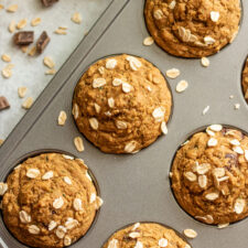 Vegan Chocolate Chip Zucchini Muffins