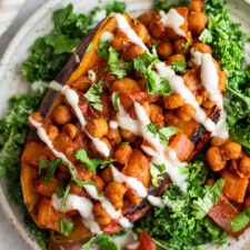 Pineapple BBQ Chickpeas