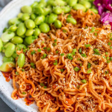 15 Minute Gochujang Noodles (Bibim Guksu)