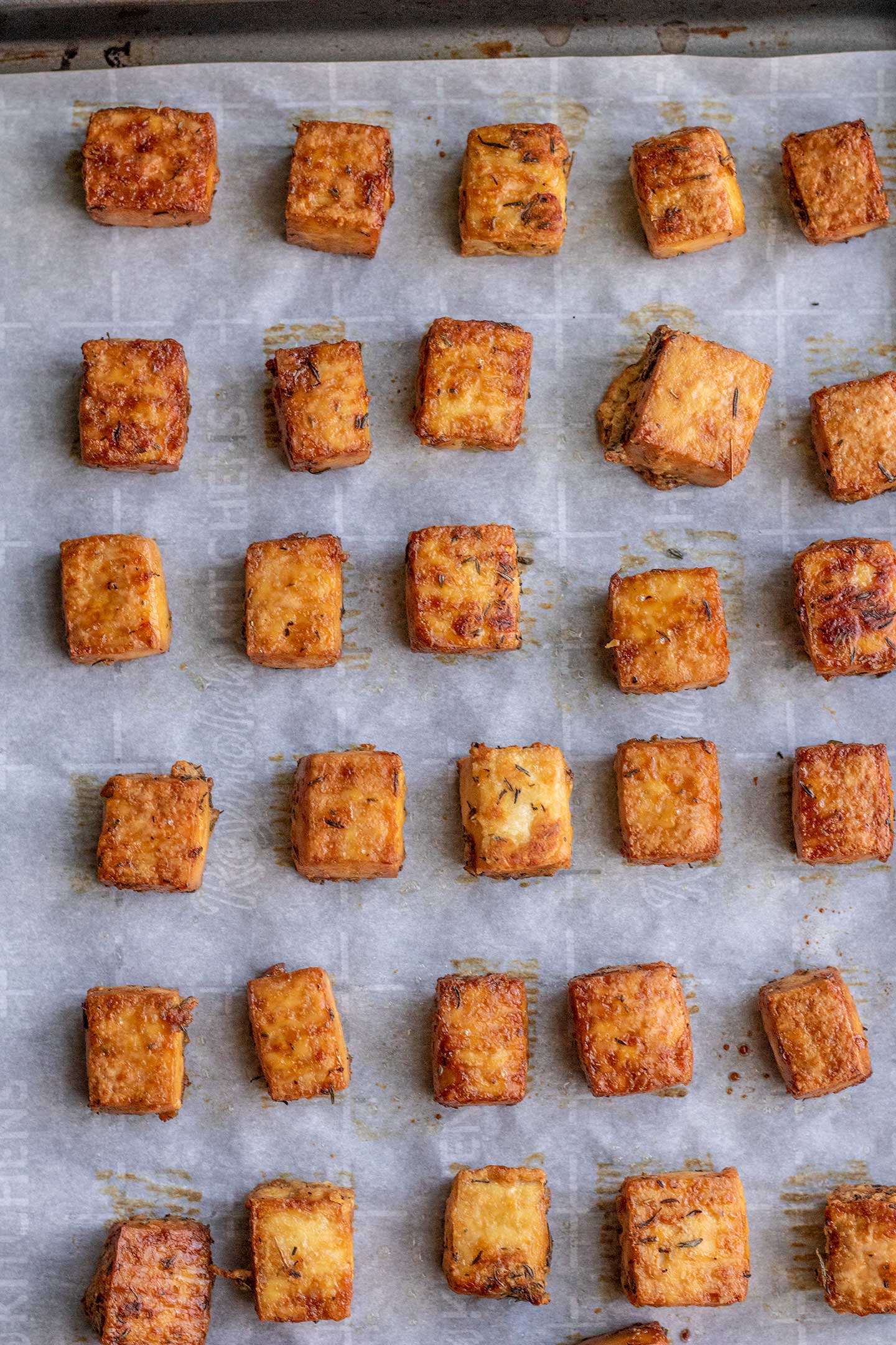 Easy Baked Peanut Tofu - Plant Based RD