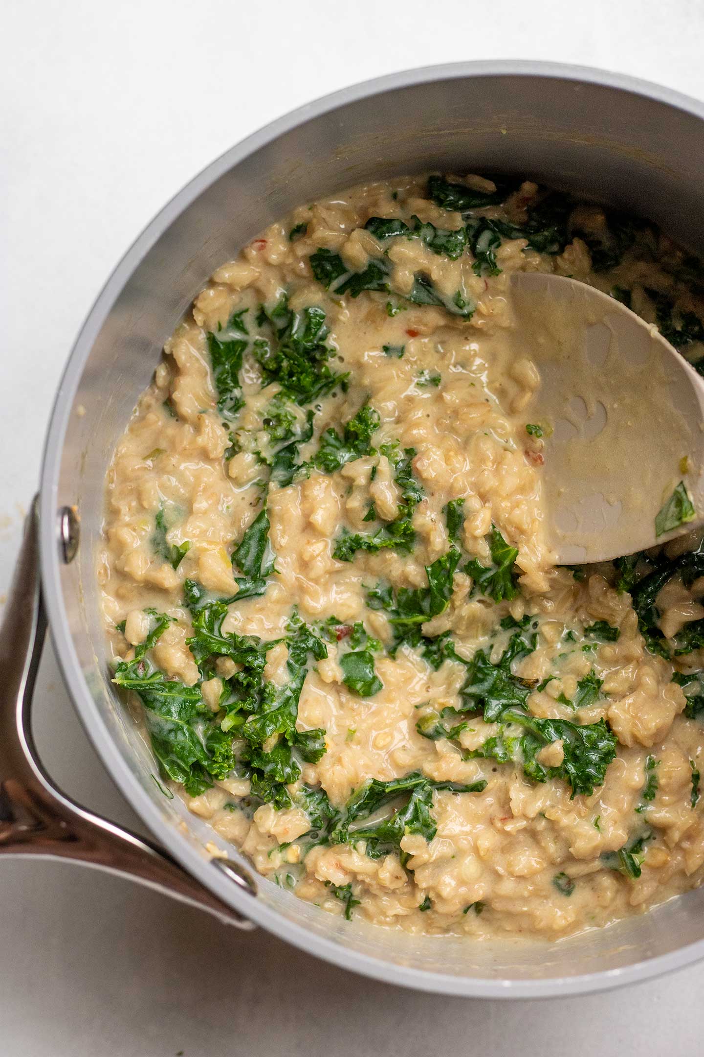 Savory Oatmeal with Pan-Seared Tofu - Plant Based RD