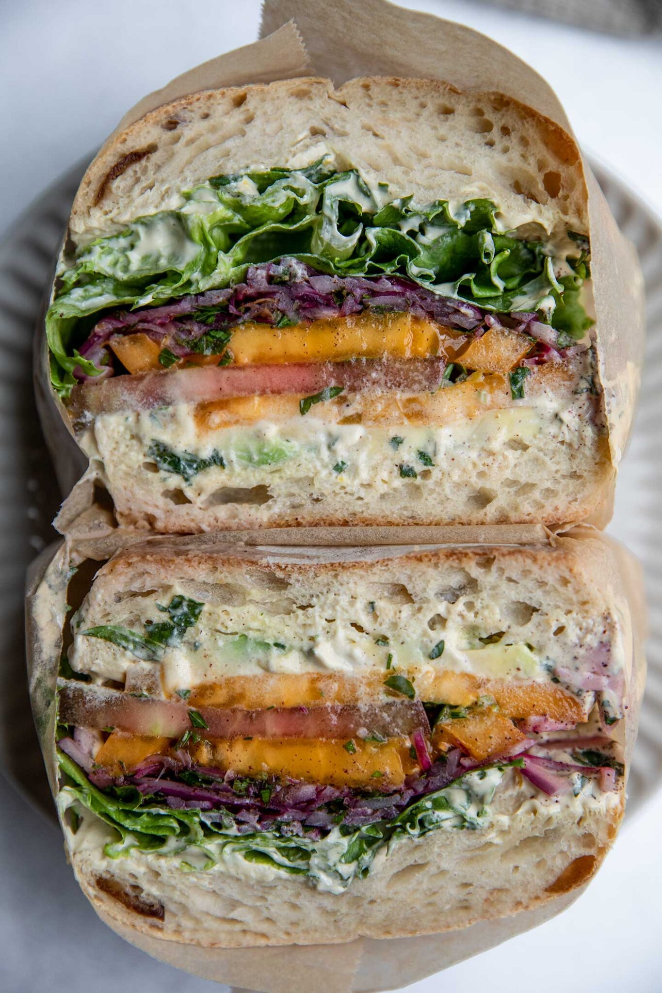 Marinated Tomato Sandwich - Plant Based RD