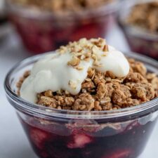 High Protein Breakfast Crumble