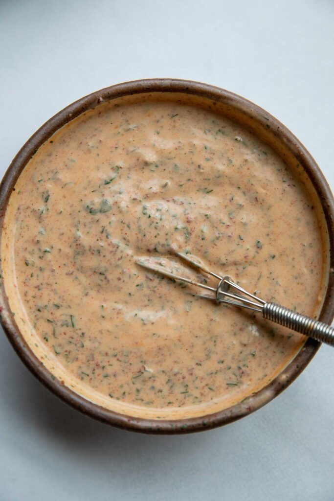 Chipotle sauce mixed together in a bowl.