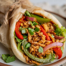 Black Pepper Tofu Wrap