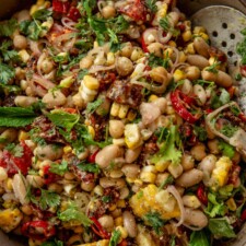 Marinated White Balsamic &amp; Date Bean Salad-image