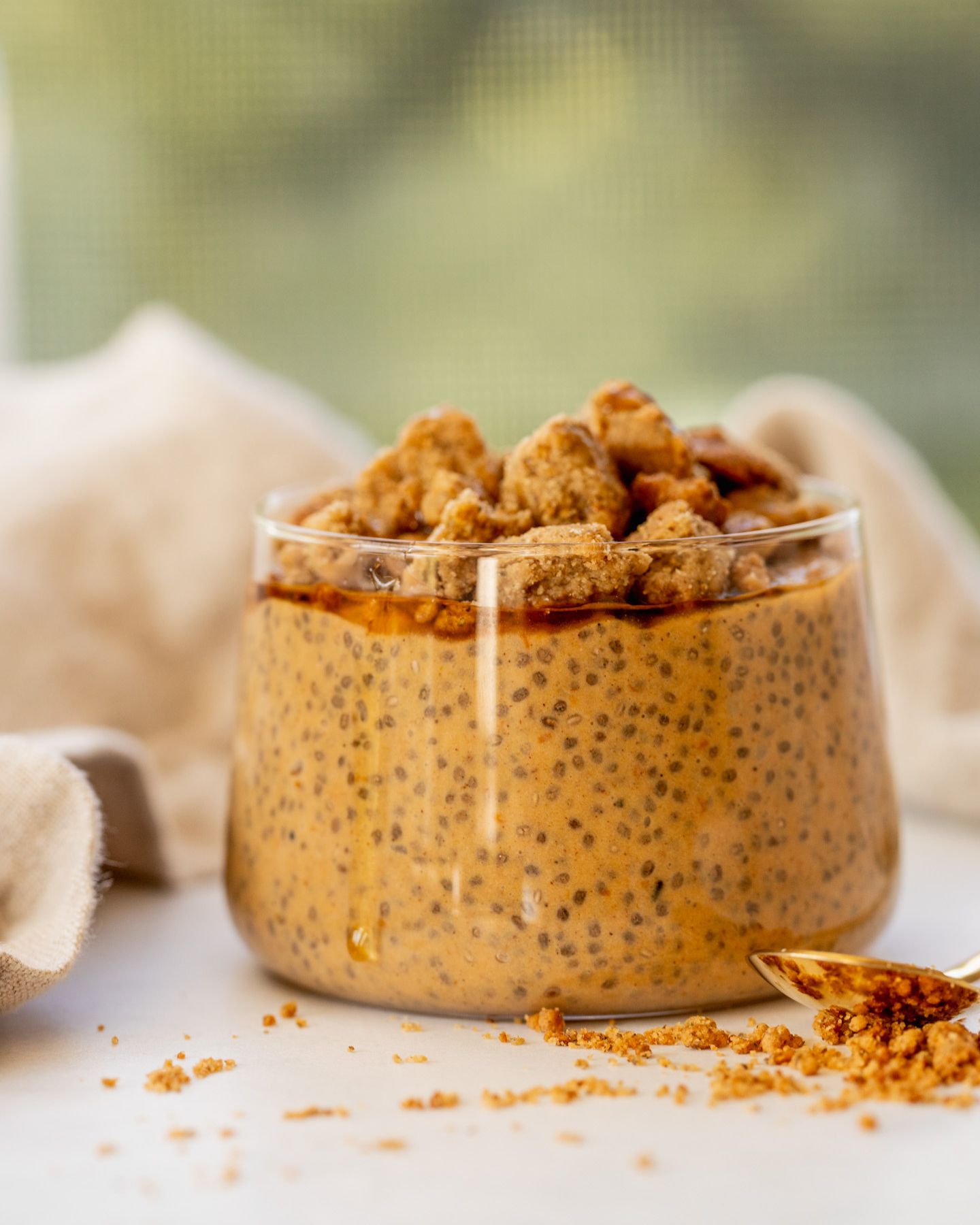 Pudding Base Pumpkin Coffee Cake Chia Pudding - Plant Based RD